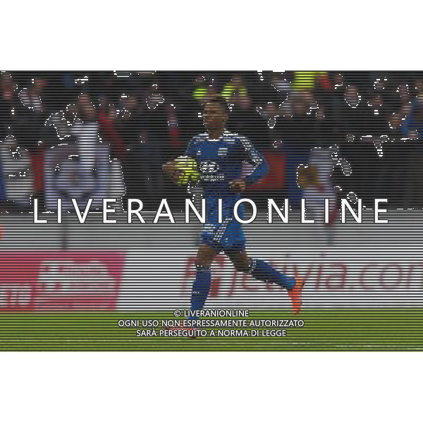 Clinton NJIE - 07.12.2014 - Evian Thonon / Lyon - 17eme journee de Ligue 1 - Photo : Jean Paul Thomas / Icon Sport AG ALDO LIVERANI SAS ONLY ITALY