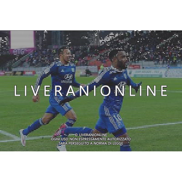 Joie Alexandre LACAZETTE - 07.12.2014 - Evian Thonon / Lyon - 17eme journee de Ligue 1 - Photo : Jean Paul Thomas / Icon Sport AG ALDO LIVERANI SAS ONLY ITALY