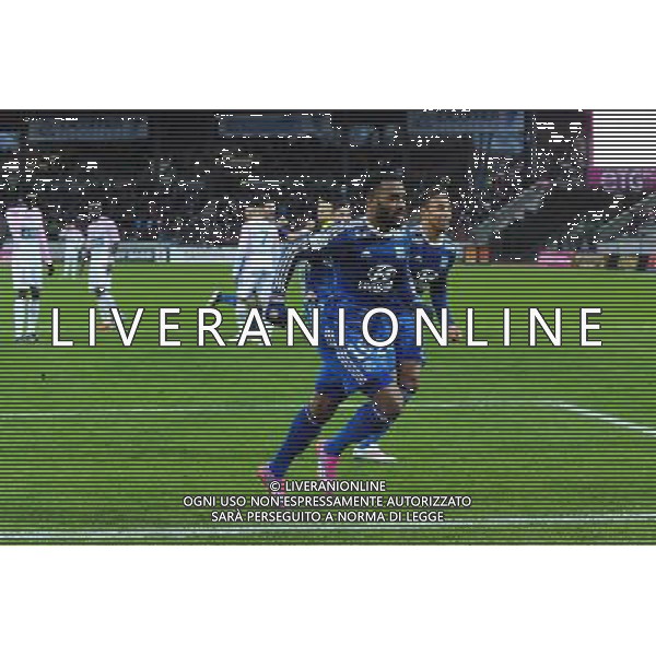 Joie Alexandre LACAZETTE - 07.12.2014 - Evian Thonon / Lyon - 17eme journee de Ligue 1 - Photo : Jean Paul Thomas / Icon Sport AG ALDO LIVERANI SAS ONLY ITALY