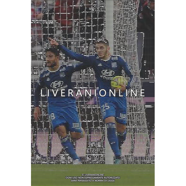 Joie Yassine BENZIA - 07.12.2014 - Evian Thonon / Lyon - 17eme journee de Ligue 1 - Photo : Jean Paul Thomas / Icon Sport AG ALDO LIVERANI SAS ONLY ITALY