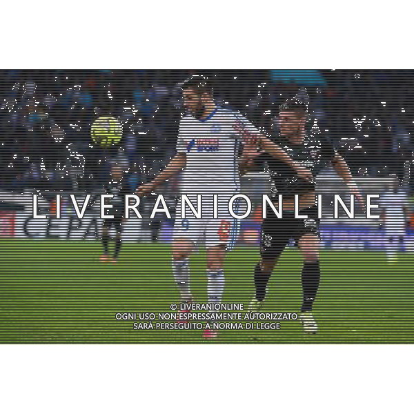Andre Pierre GIGNAC / Jeremy CHOPLIN - 07.12.2014 - Marseille / Metz - 17eme journee de Ligue 1 - Photo : Gaston Petrelli / Icon Sport AG ALDO LIVERANI SAS ONLY ITALY