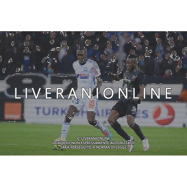 Giannelli IMBULA / Cheick DOUKOURE - 07.12.2014 - Marseille / Metz - 17eme journee de Ligue 1 - Photo : Gaston Petrelli / Icon Sport AG ALDO LIVERANI SAS ONLY ITALY