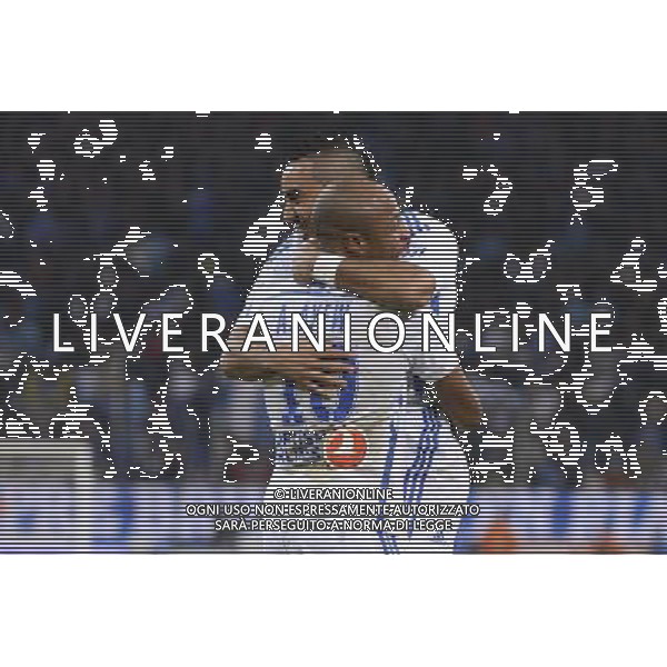 Joie Andre AYEW / Dimitri PAYET - 07.12.2014 - Marseille / Metz - 17eme journee de Ligue 1 - Photo : Gaston Petrelli / Icon Sport AG ALDO LIVERANI SAS ONLY ITALY
