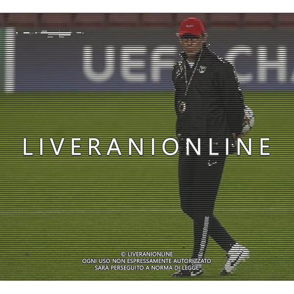 Laurent BLANC - 09.12.2014 - Entrainement avant le match Barcelone / Paris Saint Germain - Champions League Photo : Joma / Icon Sport AG ALDO LIVERANI SAS ONLY ITALY