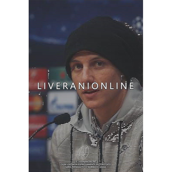 David LUIZ - 09.12.2014 - Conference de Presse avant le match Barcelone / Paris Saint Germain - Champions League Photo : Joma / Icon Sport AG ALDO LIVERANI SAS ONLY ITALY