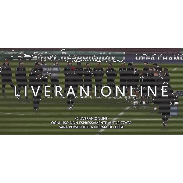 Laurent BLANC - 09.12.2014 - Entrainement avant le match Barcelone / Paris Saint Germain - Champions League Photo : Joma / Icon Sport AG ALDO LIVERANI SAS ONLY ITALY
