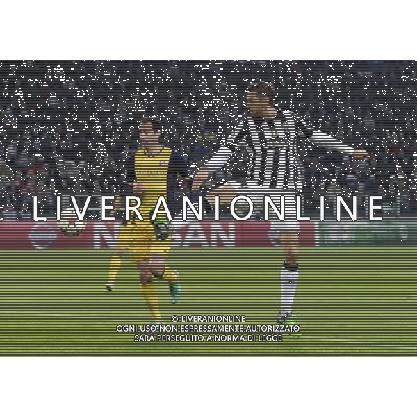 UEFA Champions League 2014/2015 Gruppo A Torino - 09.12.2014 Juventus-Atletico Madrid Nella Foto:occasione llorente parata da moya /Ph.Vitez-Ag. Aldo Liverani