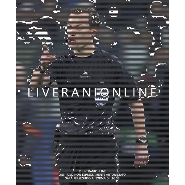 UEFA Champions League 2014/2015 Gruppo A Torino - 09.12.2014 Juventus-Atletico Madrid Nella Foto:collum arbitro /Ph.Vitez-Ag. Aldo Liverani