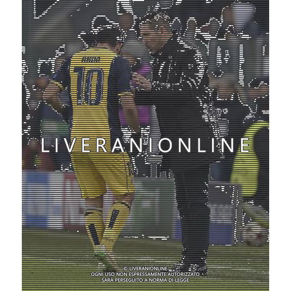 UEFA Champions League 2014/2015 Gruppo A Torino - 09.12.2014 Juventus-Atletico Madrid Nella Foto:Simeone Diego-Arda Turan /Ph.Vitez-Ag. Aldo Liverani