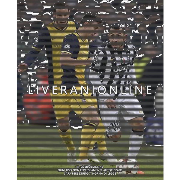 UEFA Champions League 2014/2015 Gruppo A Torino - 09.12.2014 Juventus-Atletico Madrid Nella Foto:Tevez Carlos /Ph.Vitez-Ag. Aldo Liverani