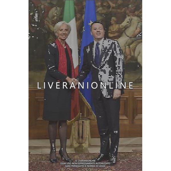 Roma - 10/12/2014 - Palazzo Chigi - Il Presidente del Consiglio dei Ministri Matteo Renzi incontra Christine Lagarde Managing Director del Fondo Monetario Internazionale - nella foto: Matteo Renzi e Christine Lagarde / Ph. Fabrizio Corradetti - Ag. Aldo Liverani sas