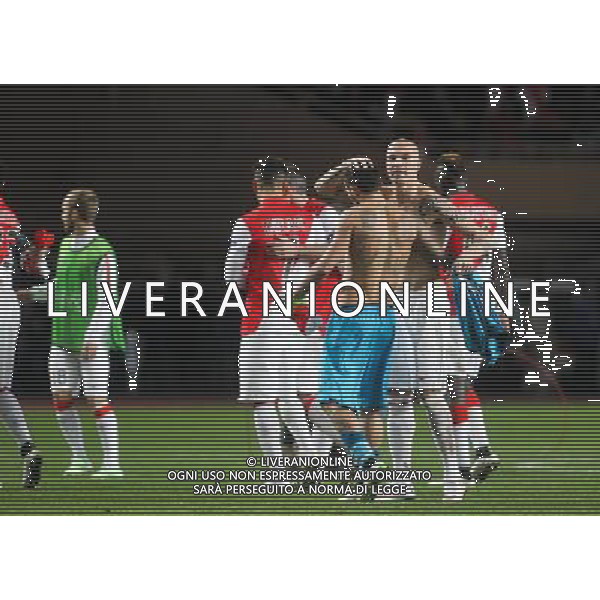 Joie Monaco - Andrea RAGGI - 09.12.2014 - Monaco / Zenith St Petersbourg - Champions League Photo : Serge Haouzi / Icon Sport AG ALDO LIVERANI SAS ONLY ITALY