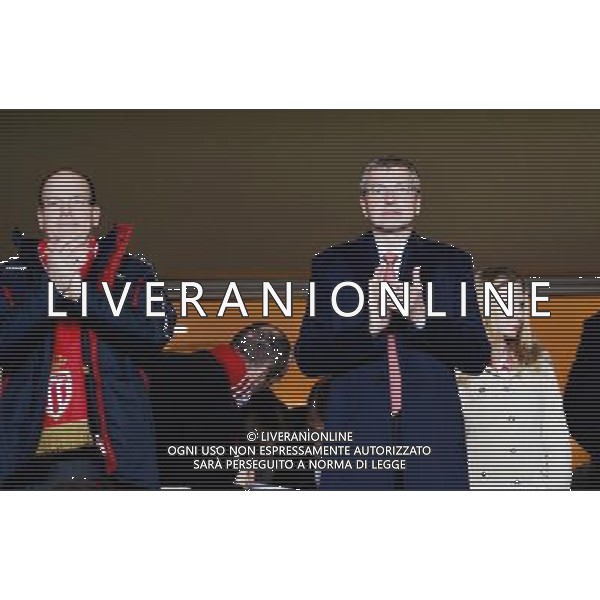 Prince ALBERT / Dmitri RYBOLOVLEV - 09.12.2014 - Monaco / Zenith St Petersbourg - Champions League Photo : Serge Haouzi / Icon Sport AG ALDO LIVERANI SAS ONLY ITALY