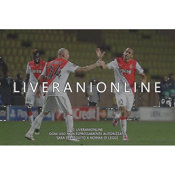 ANDREA RAGGI / FABINHO - 09.12.2014 - Monaco / Zenith St Petersbourg - Champions League Photo : Serge Haouzi / Icon Sport AG ALDO LIVERANI SAS ONLY ITALY