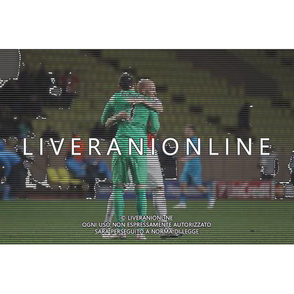 ANDREA RAGGI / DANIJEL SUBASIC - 09.12.2014 - Monaco / Zenith St Petersbourg - Champions League Photo : Serge Haouzi / Icon Sport AG ALDO LIVERANI SAS ONLY ITALY