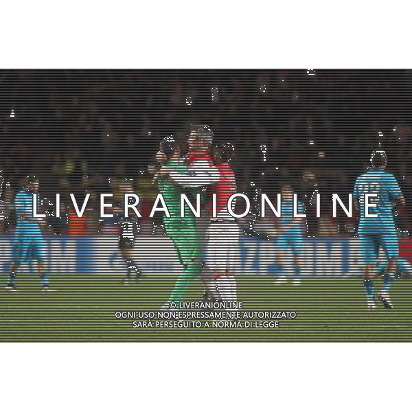 DANIIJEL SUBASIC / JEREMY TOULALAN / NABIL DIRAR - 09.12.2014 - Monaco / Zenith St Petersbourg - Champions League Photo : Serge Haouzi / Icon Sport AG ALDO LIVERANI SAS ONLY ITALY