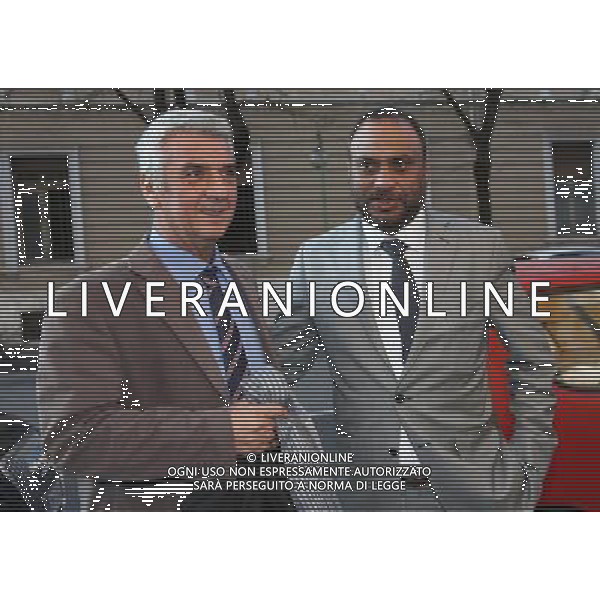 Kadir Sheikh Abdul e Evaristo Beccalossi,incontro tra Kadir Sheikh Abdul e Evaristo Beccalossi,Brescia 9 dicembre 2014. AG ALDO LIVERANI SAS