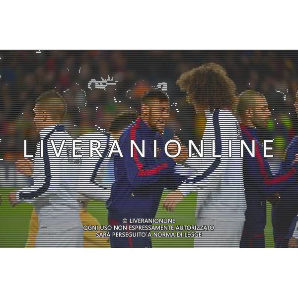 NEYMAR / David LUIZ - 10.12.2014 - Barcelone / Paris Saint Germain - Champions League Photo : Dave Winter / Icon Sport AG ALDO LIVERANI SAS ONLY ITALY