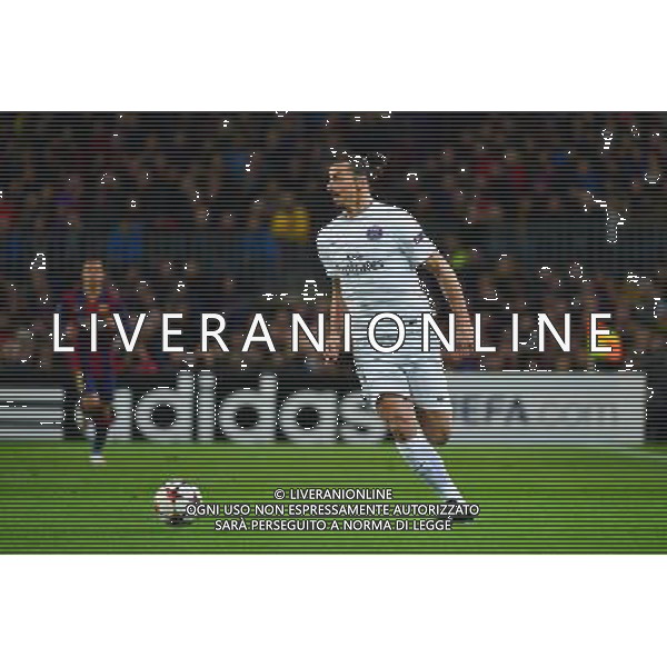 Zlatan IBRAHIMOVIC - 10.12.2014 - Barcelone / Paris Saint Germain - Champions League Photo : Dave Winter / Icon Sport AG ALDO LIVERANI SAS ONLY ITALY