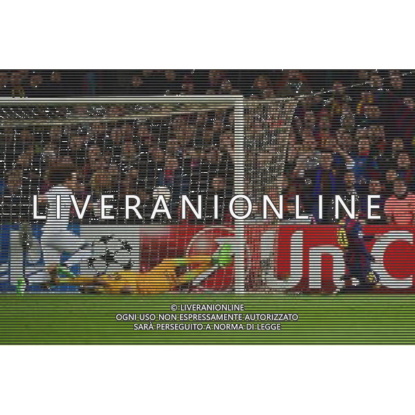 Goal Lionel MESSI - 10.12.2014 - Barcelone / Paris Saint Germain - Champions League Photo : Dave Winter / Icon Sport AG ALDO LIVERANI SAS ONLY ITALY