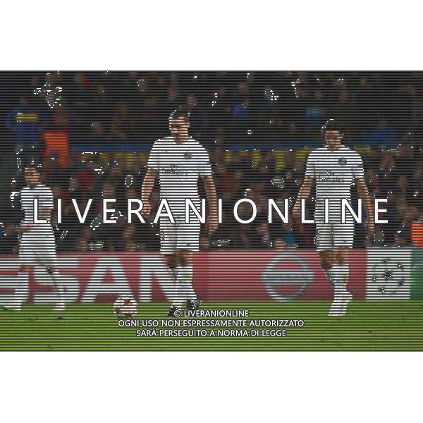 Deception Zlatan IBRAHIMOVIC / Edinson CAVANI - 10.12.2014 - Barcelone / Paris Saint Germain - Champions League Photo : Dave Winter / Icon Sport AG ALDO LIVERANI SAS ONLY ITALY