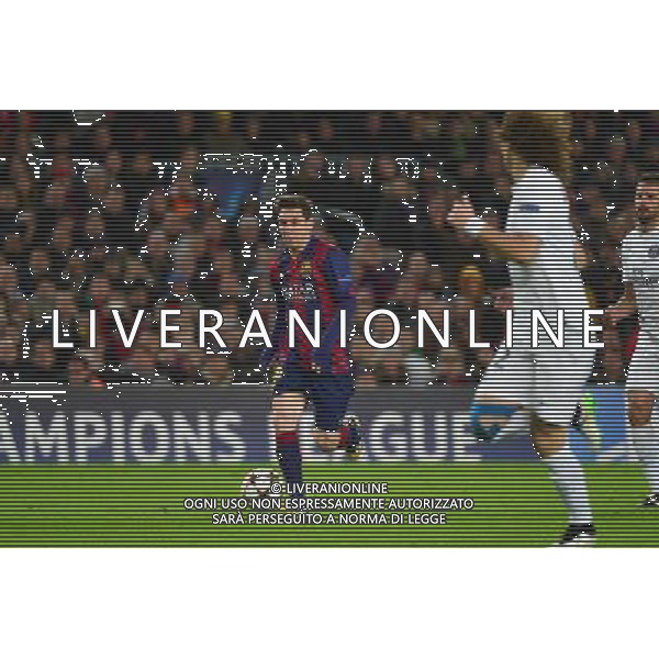 Lionel MESSI - 10.12.2014 - Barcelone / Paris Saint Germain - Champions League Photo : Dave Winter / Icon Sport /AGENZIA ALDO LIVERANI SAS - ITALY ONLY - EDITORIAL USE ONLY - BARCELLONA - PSG