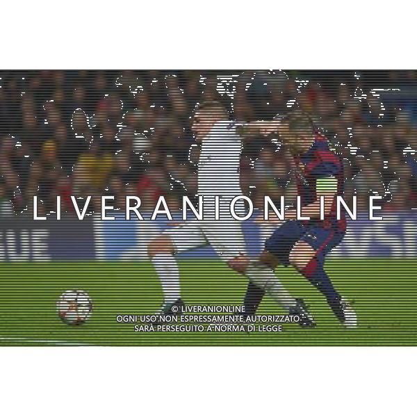 Marco VERRATTI / Andres INIESTA - 10.12.2014 - Barcelone / Paris Saint Germain - Champions League Photo : Dave Winter / Icon Sport /AGENZIA ALDO LIVERANI SAS - ITALY ONLY - EDITORIAL USE ONLY - BARCELLONA - PSG