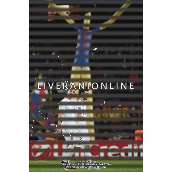 Deception Zlatan IBRAHIMOVIC / Javier PASTORE - 10.12.2014 - Barcelone / Paris Saint Germain - Champions League Photo : Dave Winter / Icon Sport /AGENZIA ALDO LIVERANI SAS - ITALY ONLY - EDITORIAL USE ONLY - BARCELLONA - PSG