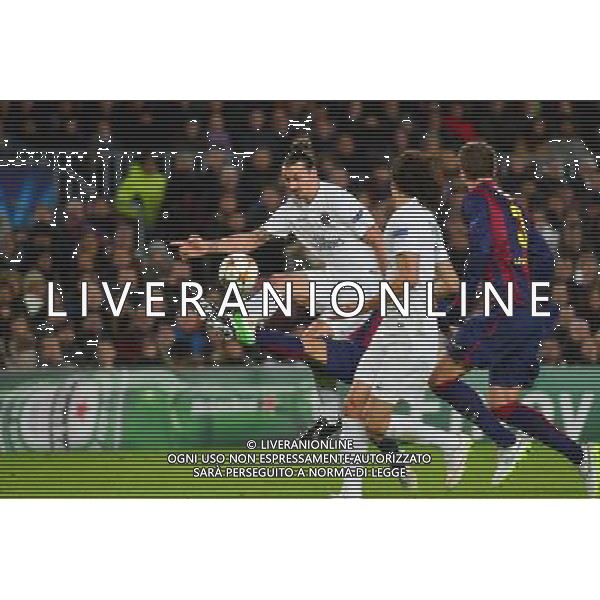 Zlatan IBRAHIMOVIC / Javier MASCHERANO - 10.12.2014 - Barcelone / Paris Saint Germain - Champions League Photo : Dave Winter / Icon Sport AG ALDO LIVERANI SAS ONLY ITALY