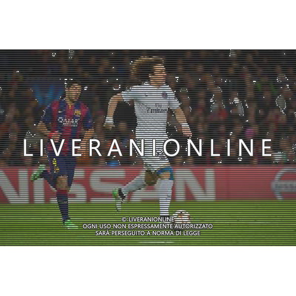 David LUIZ - 10.12.2014 - Barcelone / Paris Saint Germain - Champions League Photo : Dave Winter / Icon Sport AG ALDO LIVERANI SAS ONLY ITALY