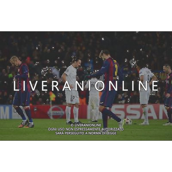 Deception Zlatan IBRAHIMOVIC / Edinson CAVANI - 10.12.2014 - Barcelone / Paris Saint Germain - Champions League Photo : Dave Winter / Icon Sport AG ALDO LIVERANI SAS ONLY ITALY