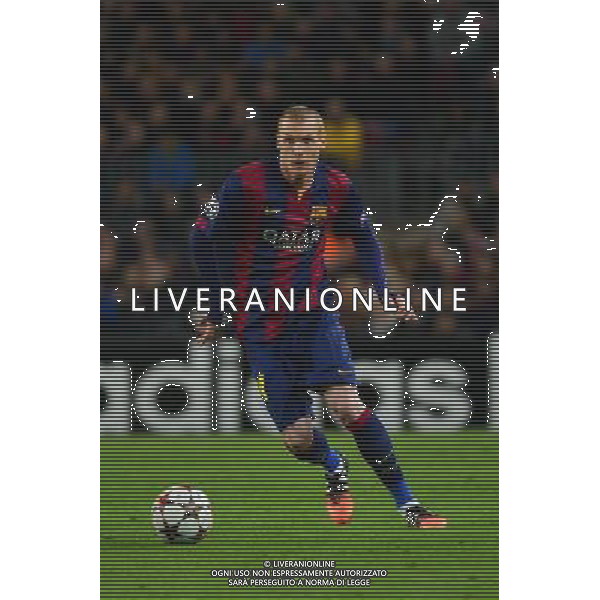 Jeremy MATHIEU - 10.12.2014 - Barcelone / Paris Saint Germain - Champions League Photo : Dave Winter / Icon Sport AG ALDO LIVERANI SAS ONLY ITALY