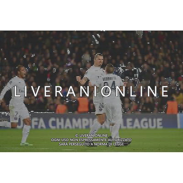 Joie Zlatan IBRAHIMOVIC / Marco Verratti - 10.12.2014 - Barcelone / Paris Saint Germain - Champions League Photo : Dave Winter / Icon Sport AG ALDO LIVERANI SAS ONLY ITALY