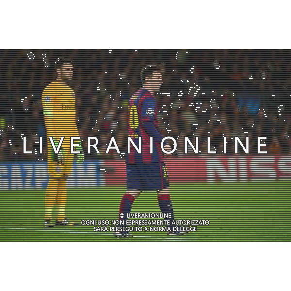 Lionel MESSI - 10.12.2014 - Barcelone / Paris Saint Germain - Champions League Photo : Dave Winter / Icon Sport AG ALDO LIVERANI SAS ONLY ITALY