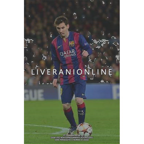 Lionel MESSI - 10.12.2014 - Barcelone / Paris Saint Germain - Champions League Photo : Dave Winter / Icon Sport AG ALDO LIVERANI SAS ONLY ITALY