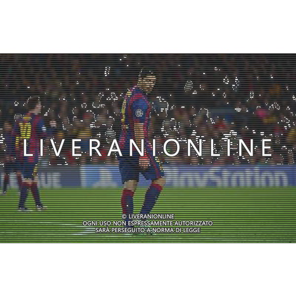 Luis SUAREZ - 10.12.2014 - Barcelone / Paris Saint Germain - Champions League Photo : Dave Winter / Icon Sport AG ALDO LIVERANI SAS ONLY ITALY