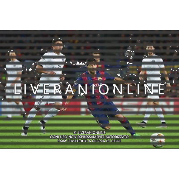 Luis SUAREZ - 10.12.2014 - Barcelone / Paris Saint Germain - Champions League Photo : Dave Winter / Icon Sport AG ALDO LIVERANI SAS ONLY ITALY