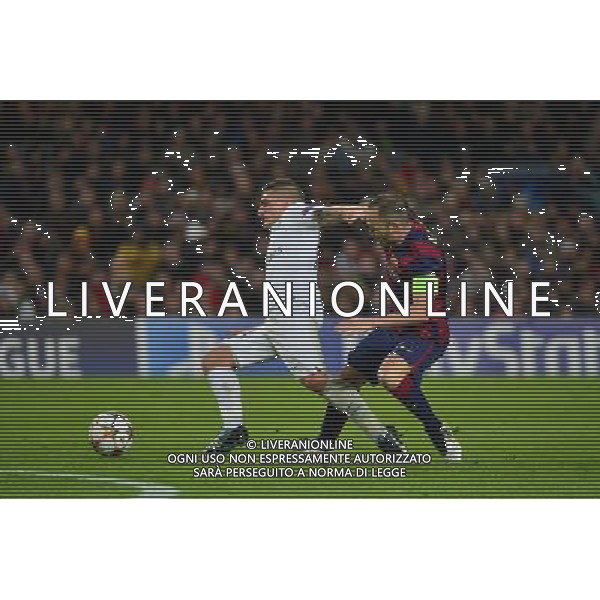 Marco VERRATTI / Andres INIESTA - 10.12.2014 - Barcelone / Paris Saint Germain - Champions League Photo : Dave Winter / Icon Sport AG ALDO LIVERANI SAS ONLY ITALY