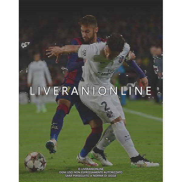 NEYMAR / Thiago SILVA - 10.12.2014 - Barcelone / Paris Saint Germain - Champions League Photo : Dave Winter / Icon Sport AG ALDO LIVERANI SAS ONLY ITALY