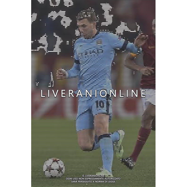 Roma - 10/12/2014 - Stadio Olimpico - Uefa Champions League 2014/2015 - AS Roma vs Manchester City - nella foto: Edin Dzeko / Ph Fabrizio Corradetti - Ag. Aldo Liverani sas