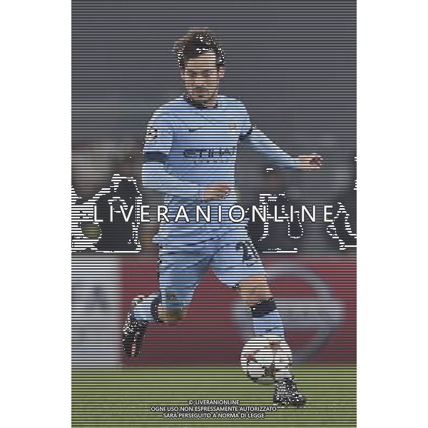 Roma - 10/12/2014 - Stadio Olimpico - Uefa Champions League 2014/2015 - AS Roma vs Manchester City - nella foto: David Silva / Ph Fabrizio Corradetti - Ag. Aldo Liverani sas