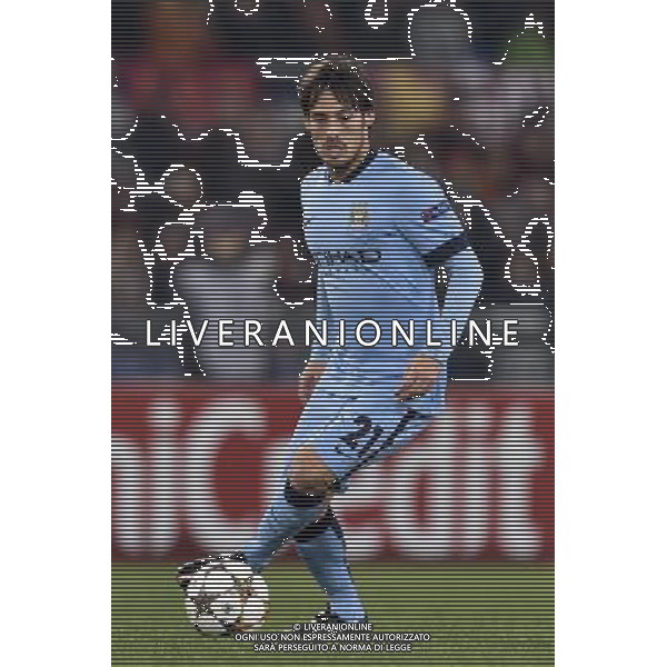 Roma - 10/12/2014 - Stadio Olimpico - Uefa Champions League 2014/2015 - AS Roma vs Manchester City - nella foto: David Silva / Ph Fabrizio Corradetti - Ag. Aldo Liverani sas