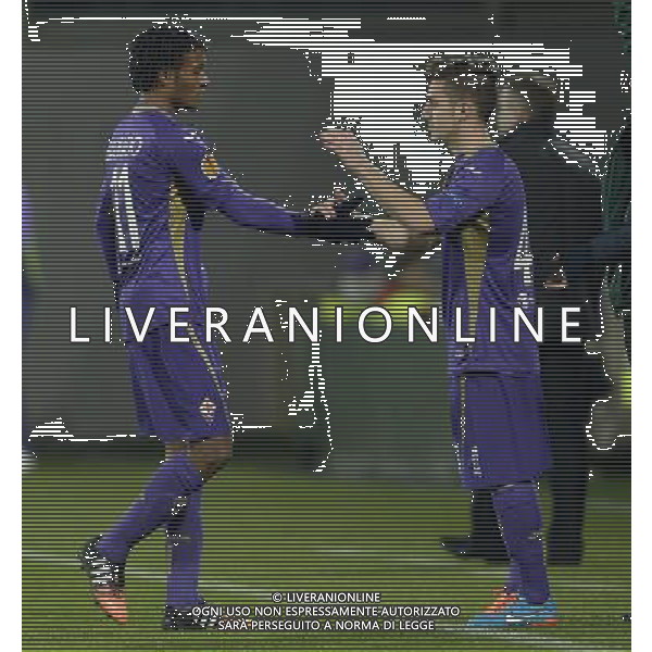 UEFA Europa League 2014/2015 Gruppo K Firenze - 11.12.2014 Fiorentina-Dinamo Minsk Nella Foto:sostituzione cuadrado-minelli /Ph.Vitez-Ag. Aldo Liverani