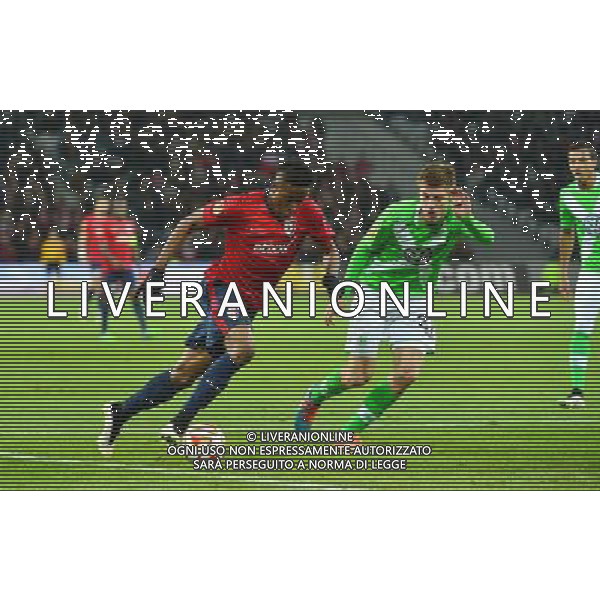 Divock ORIGI / Robin KNOCHE - 11.12.2014 - Lille / Wolfsbourg - Europa League Photo : Dave Winter / Icon Sport /Agenzia Aldo Liverani sas - ITALY ONLY - EDITORIAL USE ONLY