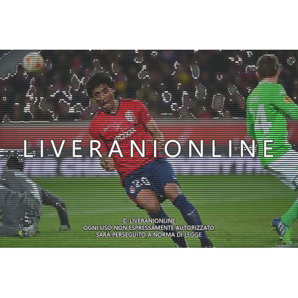 Deception Ryan MENDES - 11.12.2014 - Lille / Wolfsbourg - Europa League Photo : Dave Winter / Icon Sport /Agenzia Aldo Liverani sas - ITALY ONLY - EDITORIAL USE ONLY