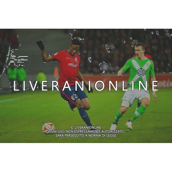 Divock ORIGI / Ivan PERISIC - 11.12.2014 - Lille / Wolfsbourg - Europa League Photo : Dave Winter / Icon Sport /Agenzia Aldo Liverani sas - ITALY ONLY - EDITORIAL USE ONLY