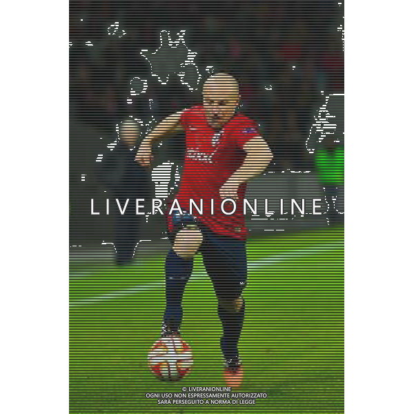 Florent BALMONT - 11.12.2014 - Lille / Wolfsbourg - Europa League Photo : Dave Winter / Icon Sport /Agenzia Aldo Liverani sas - ITALY ONLY - EDITORIAL USE ONLY
