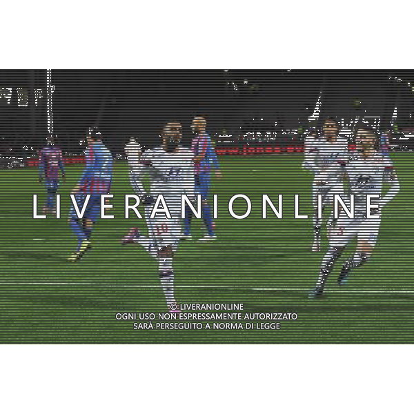 Joie Alexandre LACAZETTE - 12.12.2014 - Lyon / Caen - 18eme journee de Ligue 1 - Photo : Jean Paul Thomas / Icon Sport AG ALDO LIVERANI SAS ONLY ITALY