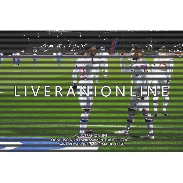 Joie Alexandre LACAZETTE - 12.12.2014 - Lyon / Caen - 18eme journee de Ligue 1 - Photo : Jean Paul Thomas / Icon Sport AG ALDO LIVERANI SAS ONLY ITALY