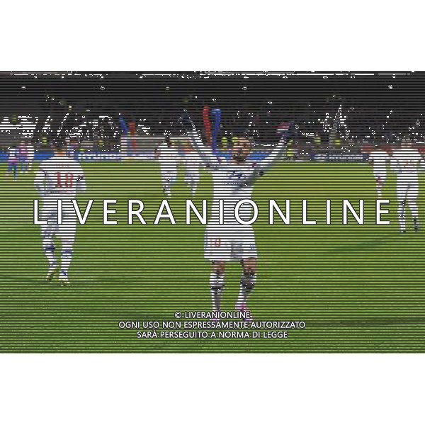 Joie Alexandre LACAZETTE - 12.12.2014 - Lyon / Caen - 18eme journee de Ligue 1 - Photo : Jean Paul Thomas / Icon Sport AG ALDO LIVERANI SAS ONLY ITALY